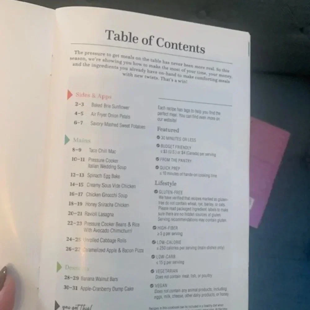Set 2 Pampered Chef Season's Best‎ Recipe books